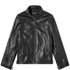 Куртка Balenciaga Runway Leather, черный
