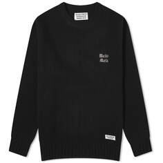 Джемпер Wacko Maria Crew Neck Knitted, черный