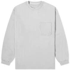 Футболка Goopimade Long Sleeve G_Model-01 3D Pocket, светло-серый