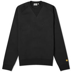 Свитер Carhartt Wip Chase, цвет Black &amp; Gold