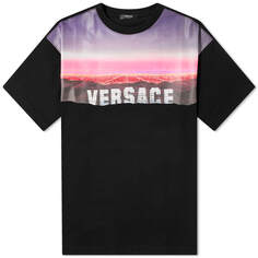 Футболка Versace Hollywood Hills, цвет Black &amp; Print