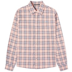 Рубашка Acne Studios Sarlie Dry Flannel Check, цвет Pink &amp; Blue