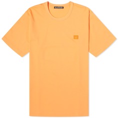 Футболка Acne Studios Nash X Face, цвет Mandarin Orange