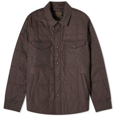 Куртка Filson Cover Cloth Quilted Shirt, цвет Cinder