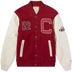 Куртка Champion Varsity, цвет Red &amp; Ecru