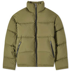 Куртка Cole Buxton Insulated Cropped Puffer, хаки