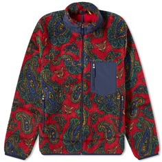 Куртка Polo Ralph Lauren Hi-Pile Fleece, цвет Holiday Red Belvedere Convo
