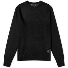 Свитер Stussy S Loose Knit, черный