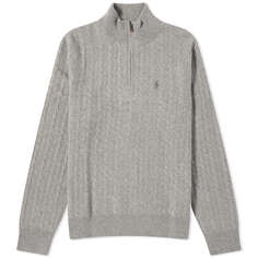 Джемпер Polo Ralph Lauren Half Zip Cable, цвет Fawn Grey Heather