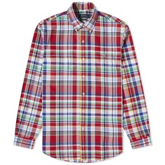 Рубашка Polo Ralph Lauren Check Oxford, цвет Red &amp; Blue Multi