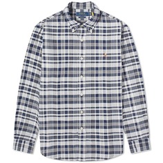 Рубашка Polo Ralph Lauren Check Oxford, цвет Grey Heather &amp; Navy Multi