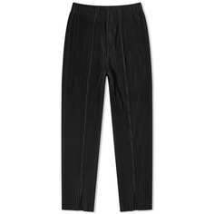 Брюки Homme Plissé Issey Miyake Pleated Split Front Pant, черный