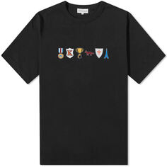 Футболка Maison Kitsune Prizes Oversize-Shirt, черный