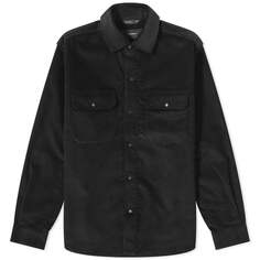 Рубашка Haven Travail Corduroy Overshirt, черный