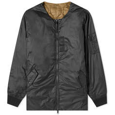 Куртка Taion X Beams Lights Reversible Ma-1 Down, цвет Black &amp; Olive
