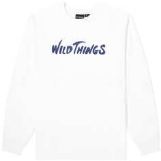 Футболка Wild Things Long Sleeve Logo Pocket, белый