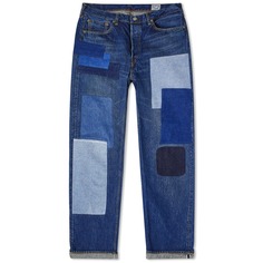 Джинсы Orslow 105 Patchwork Denim, цвет Remake