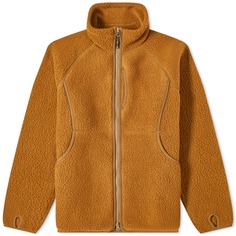 Куртка Snow Peak Thermal Boa Fleece, коричневый