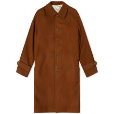 Пальто Foret Shelter Wool Long, коричневый Forét