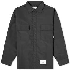 Рубашка Wtaps 08 Nylon Overshirt, черный (W)Taps