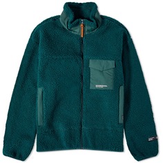 Куртка Neighborhood Boa Fleece, зеленый