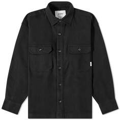 Рубашка Wtaps 11 Cotton Overshirt, черный (W)Taps