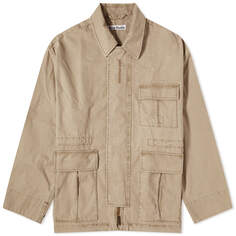 Куртка Acne Studios Ostera Cotton Ripstop, цвет Cold Beige