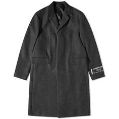 Пальто Acne Studios Orkar Classic Melange Wool, цвет Dark Grey Melange