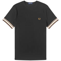 Футболка Fred Perry Bold Tipped Pique, черный