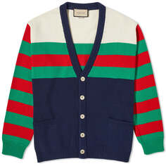 Кардиган Gucci Grg Knitted, синий