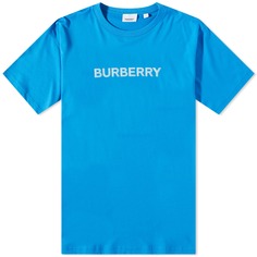 Футболка Burberry Harriston Logo, цвет Vivid Blue