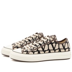 Кроссовки Valentino Icon Low Top, коричневый