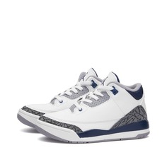 Кроссовки Air Jordan 3 Retro Ps, цвет Midnight Navy, Cement Grey &amp; Black