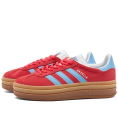 Кроссовки Adidas Gazelle Bold W, цвет Active Pink, Semi Blue Burst &amp; Ftwr Whiteцвет Active Pink, цвет Active Pink, Semi Blue Burst &amp; Ftwr WhiteSemi Blue Burst &amp; Ftwr White