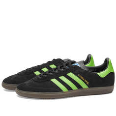 Кроссовки Adidas Spzl Samba Deco, цвет Core Black, Lucid Lime &amp; Gumцвет Core Black, цвет Core Black, Lucid Lime &amp; GumLucid Lime &amp; Gum