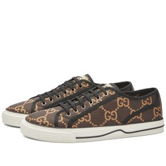 Кроссовки Gucci Ripstop Tennis, цвет Black &amp; Beige