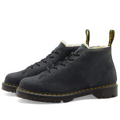 Ботинки Dr. Martens Church Monkey, цвет Black Nubuck