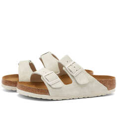 Сандалии Birkenstock Arizona, цвет Antique White Suede