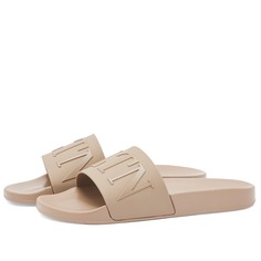 Сандалии Valentino Vltn Pool Slide, коричневый