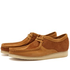 Ботинки Clarks Originals Wallabee, цвет Tan Combi