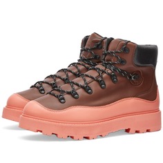 Ботинки Moncler Genius X Palm Angels Peka Trek Hiking Boots, цвет Brown/Orange