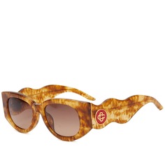 Солнцезащитные очки Casablanca Wave, цвет Gold &amp; Brown