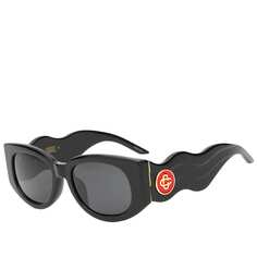 Солнцезащитные очки Casablanca Wave, цвет Black &amp; Gold