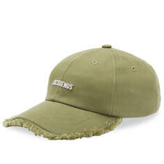 Бейсболка Jacquemus Le Casquette Artichaut Boonie, хаки