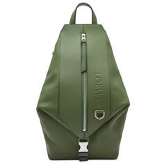 Рюкзак Loewe Convertible Small, цвет Hunter Green