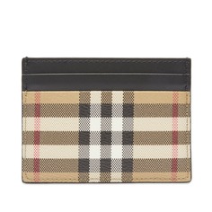 Картхолдер Burberry Sandon Check, цвет Archive Beige