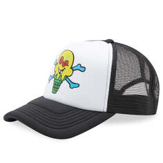 Бейсболка Icecream Cones &amp; Bones Trucker, белый