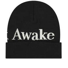 Шапка Awake Ny Serif Logo, черный