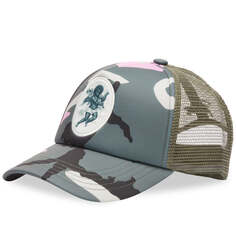 Бейсболка Patta Woodland Camo Trucker, цвет Multi &amp; Woodland Camo