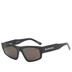 Солнцезащитные очки Balenciaga Eyewear Bb0305S, цвет Black &amp; Grey